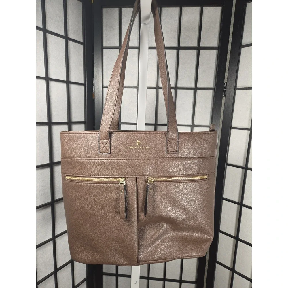 Lodon Fog Tote Bag Brown
